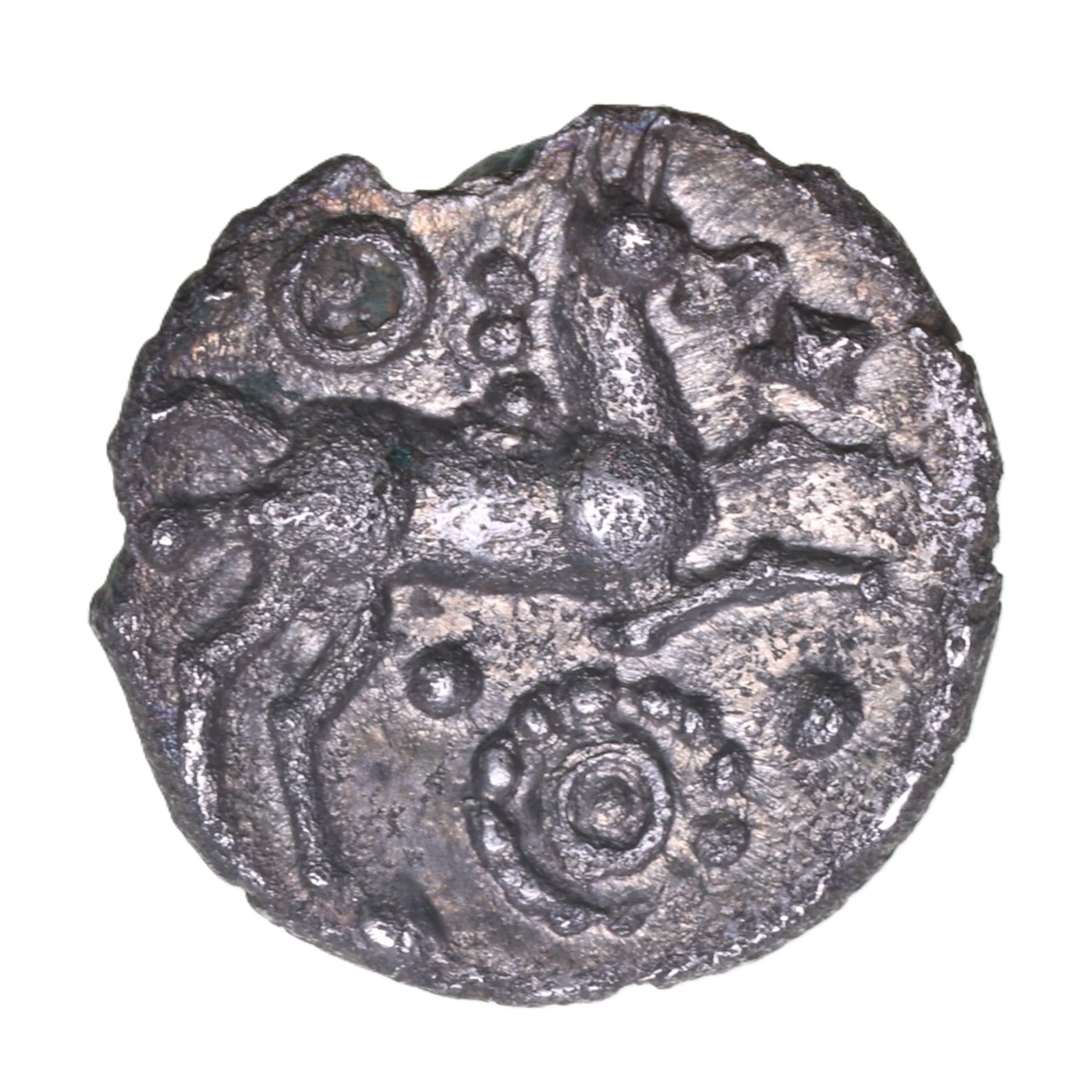 Dobunni Boduoc c.25-5 BC Boduoc Old Head Silver Unit *Excessively Rare* - Image 2