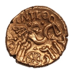 Dobunni Anted c. AD 20-43 Anted Rig Gold Stater *Scarce*