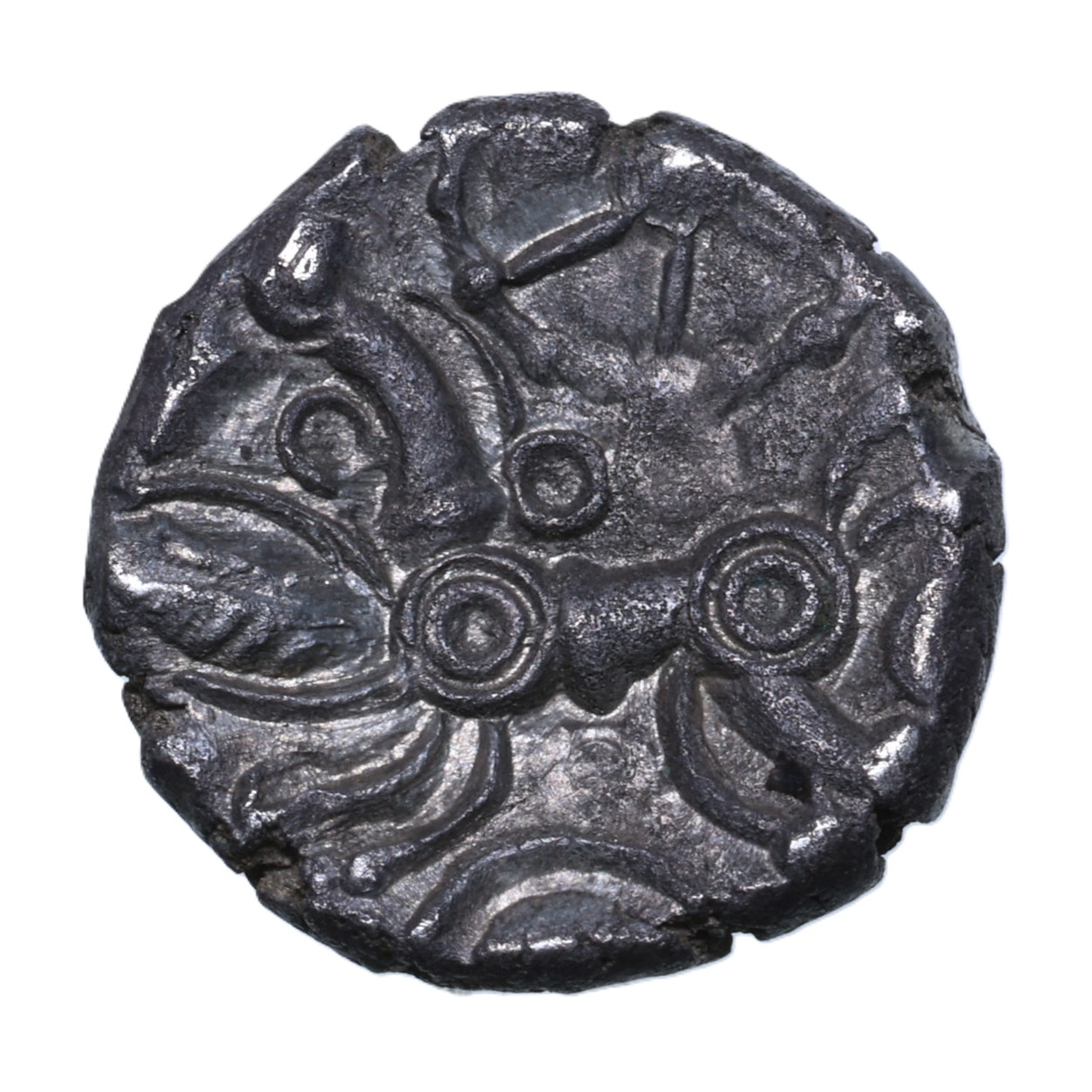 East Wiltshire c.50-35 BC Snake Head Silver Unit *Very Rare* - Image 2