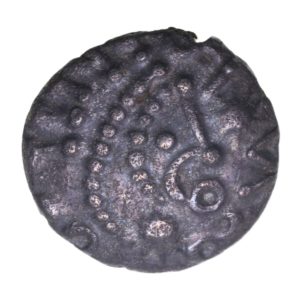 East Wiltshire c.50-35 BC Six-Spoked Pellet Ring Silver Unit *Very Rare*