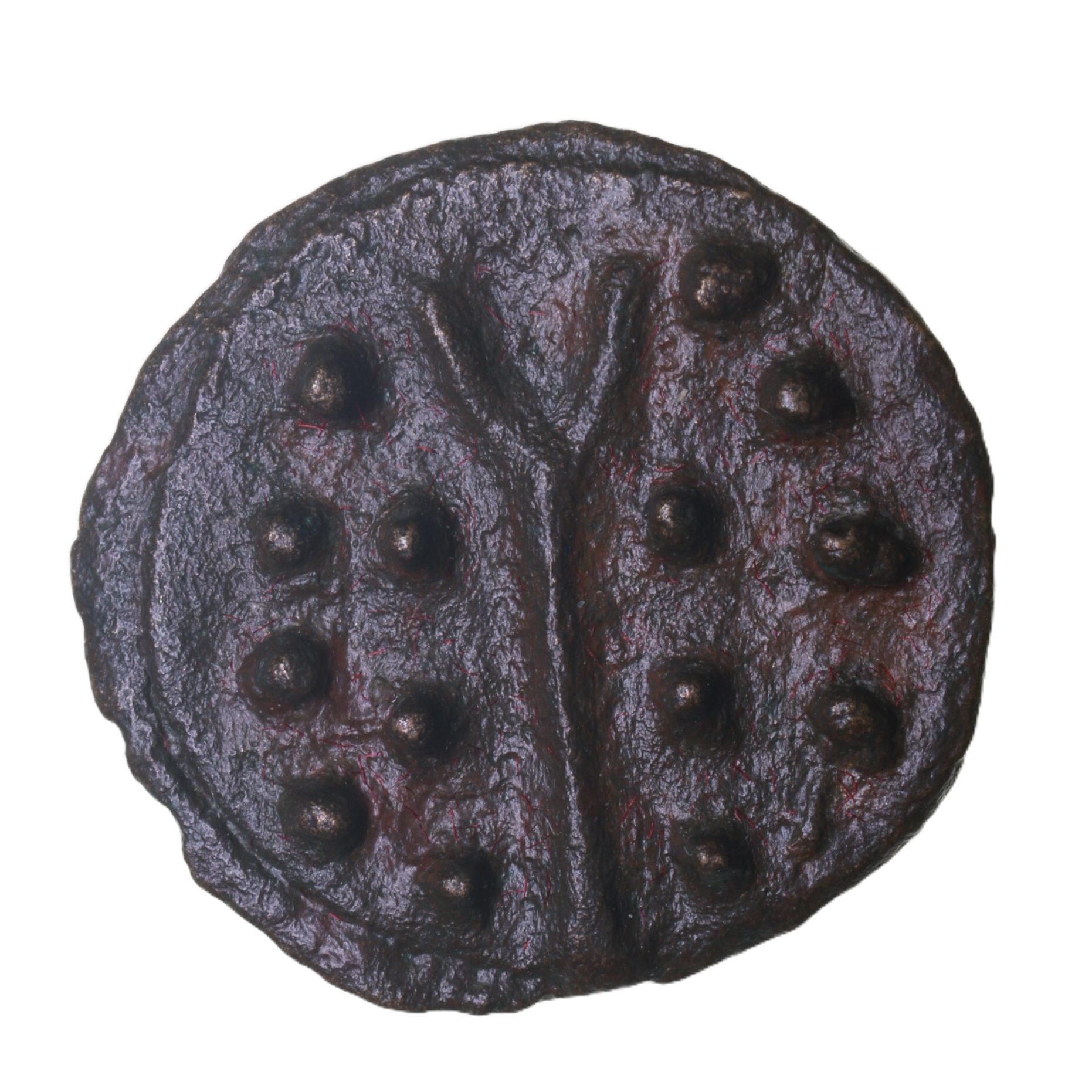 Durotriges c.58 BC-AD 43 Hengistbury Multi Dots Cast Bronze Unit