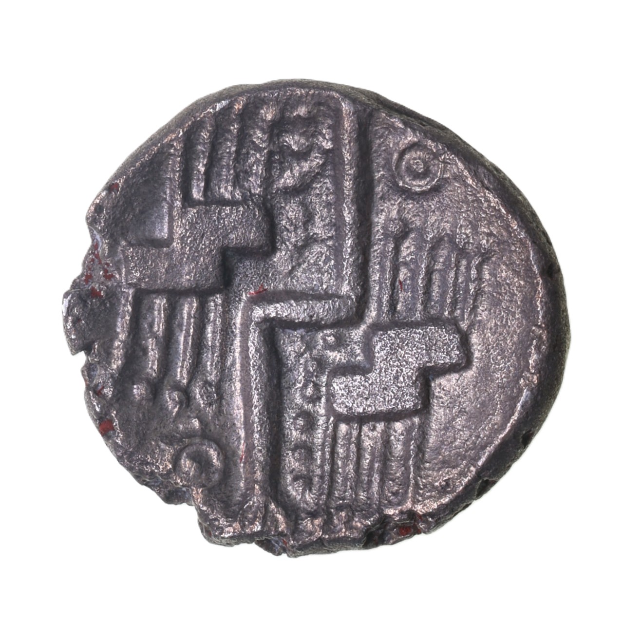 Durotriges c.58 BC-AD 43 Badbury Starfish Silver Quarter Stater *Scarce* - Image 2