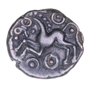 Eastern 1st Century BC Sudbury Snakeheads Silver Half Unit *Extremely Rare*