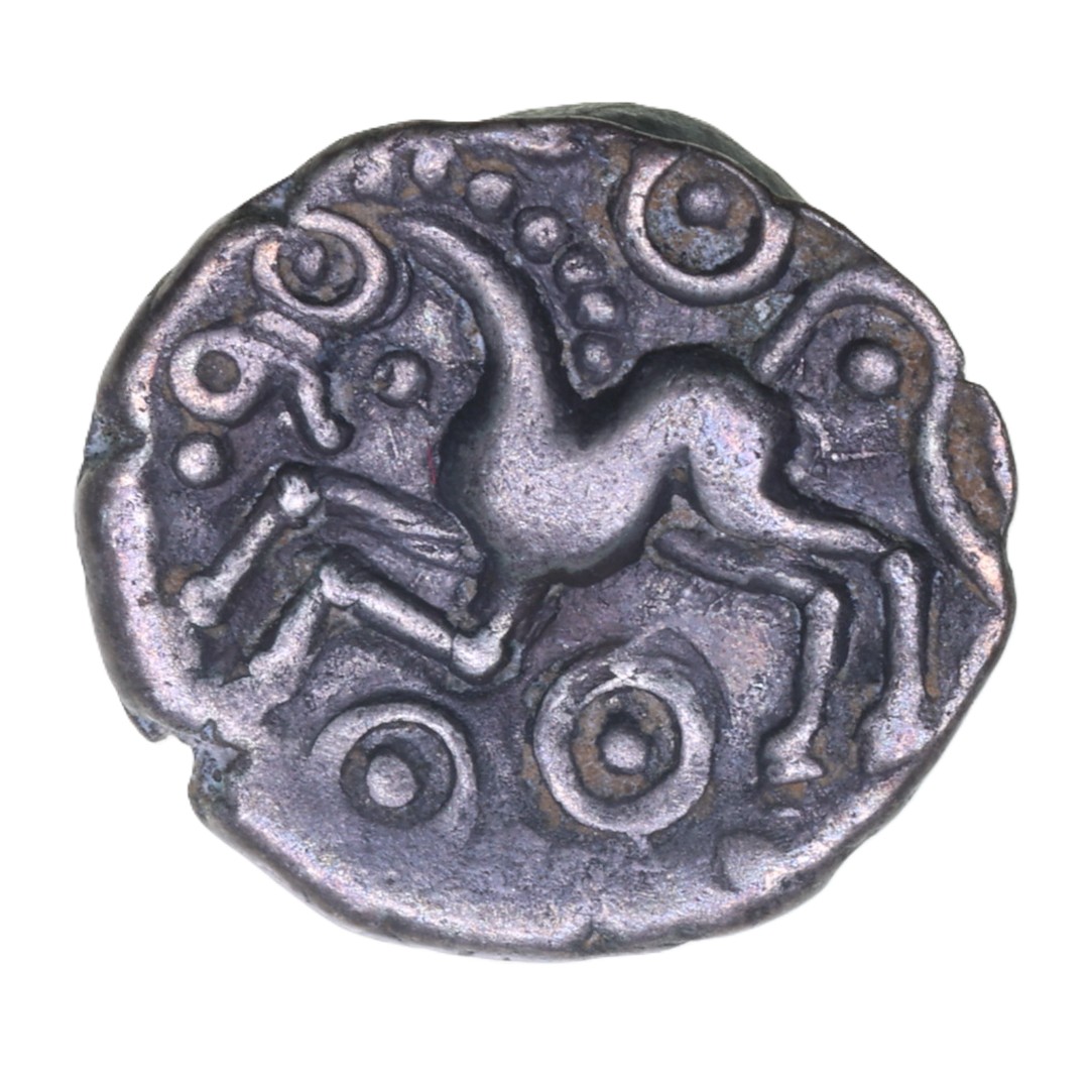 Eastern 1st Century BC Sudbury Snakeheads Silver Half Unit *Extremely Rare*