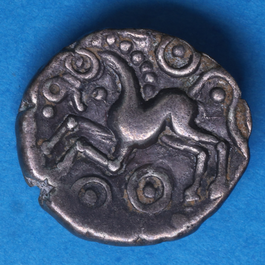Eastern 1st Century BC Sudbury Snakeheads Silver Half Unit *Extremely Rare* - Image 3