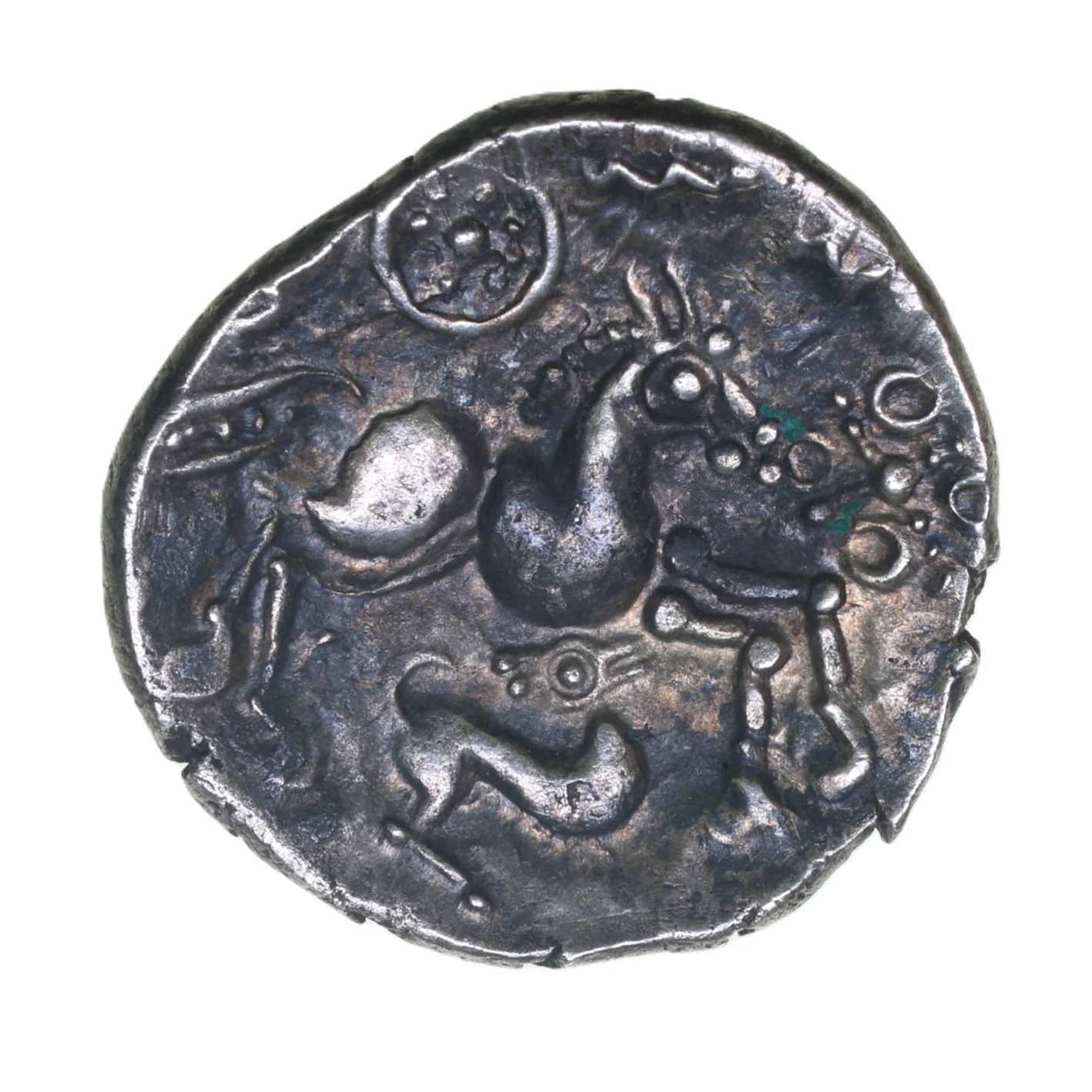 Eastern 1st Century BC Five Horses Silver Unit *Unique* *ABC Plate coin* - Image 2
