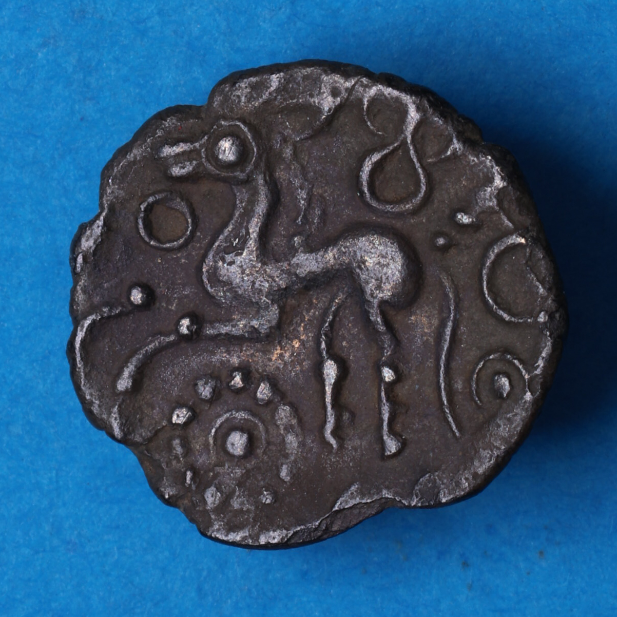 Eastern 1st Century BC Chesterford Stag Silver Half Unit *Excessively Rare* - Image 4