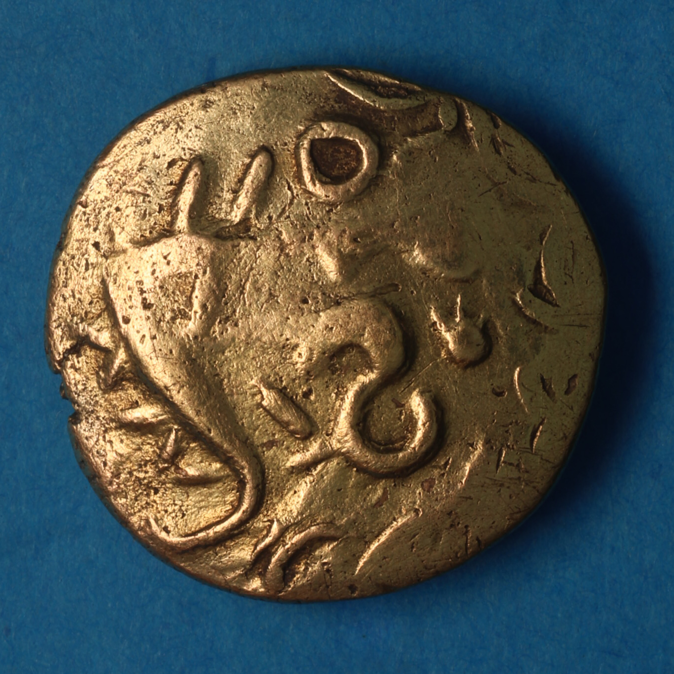 Trinovantes 1st Century BC Clacton de Jersey Gold Quarter Stater *Scarce* - Image 4