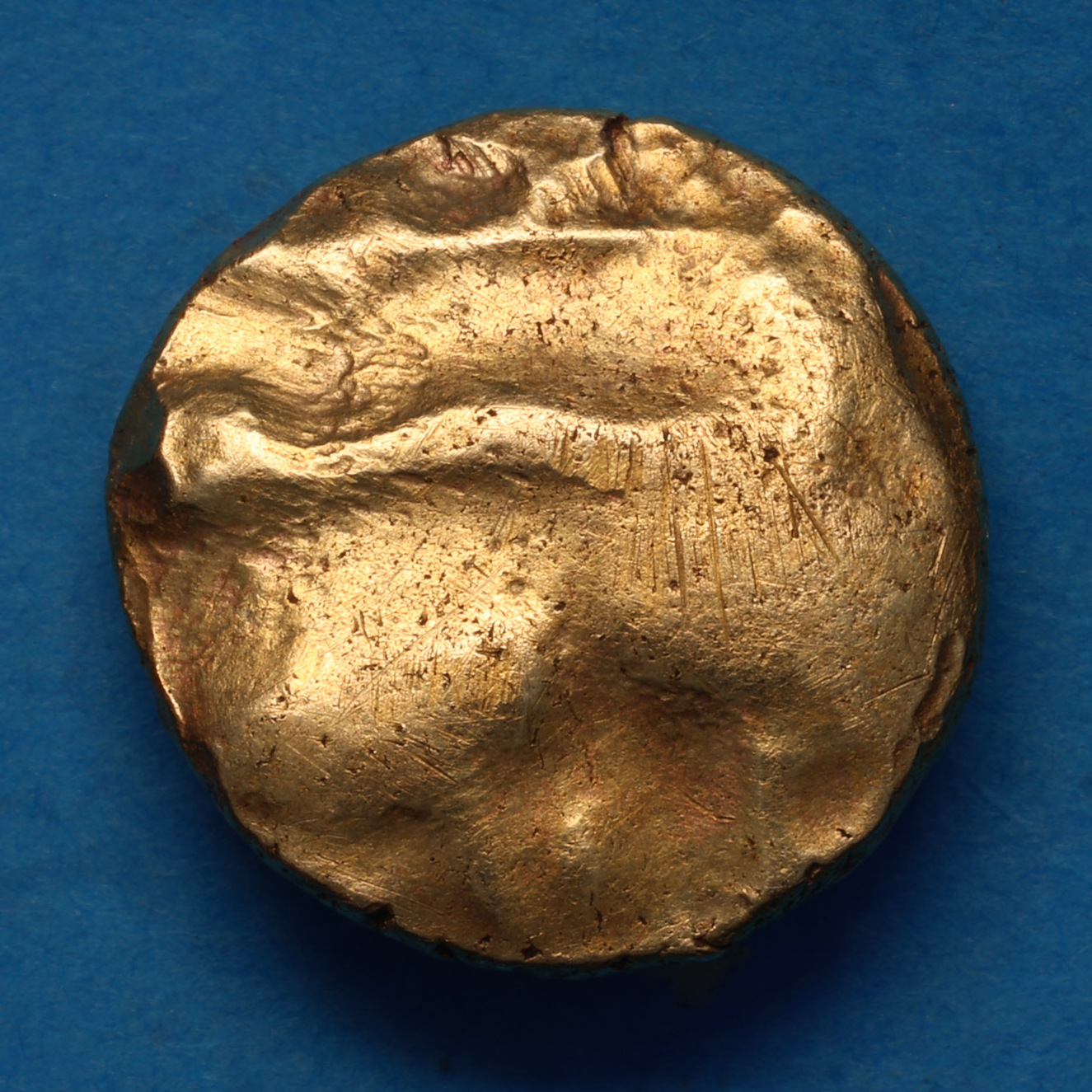 Trinovantes 1st Century BC Clacton Cross Gold Quarter Stater *Very Rare* - Image 4