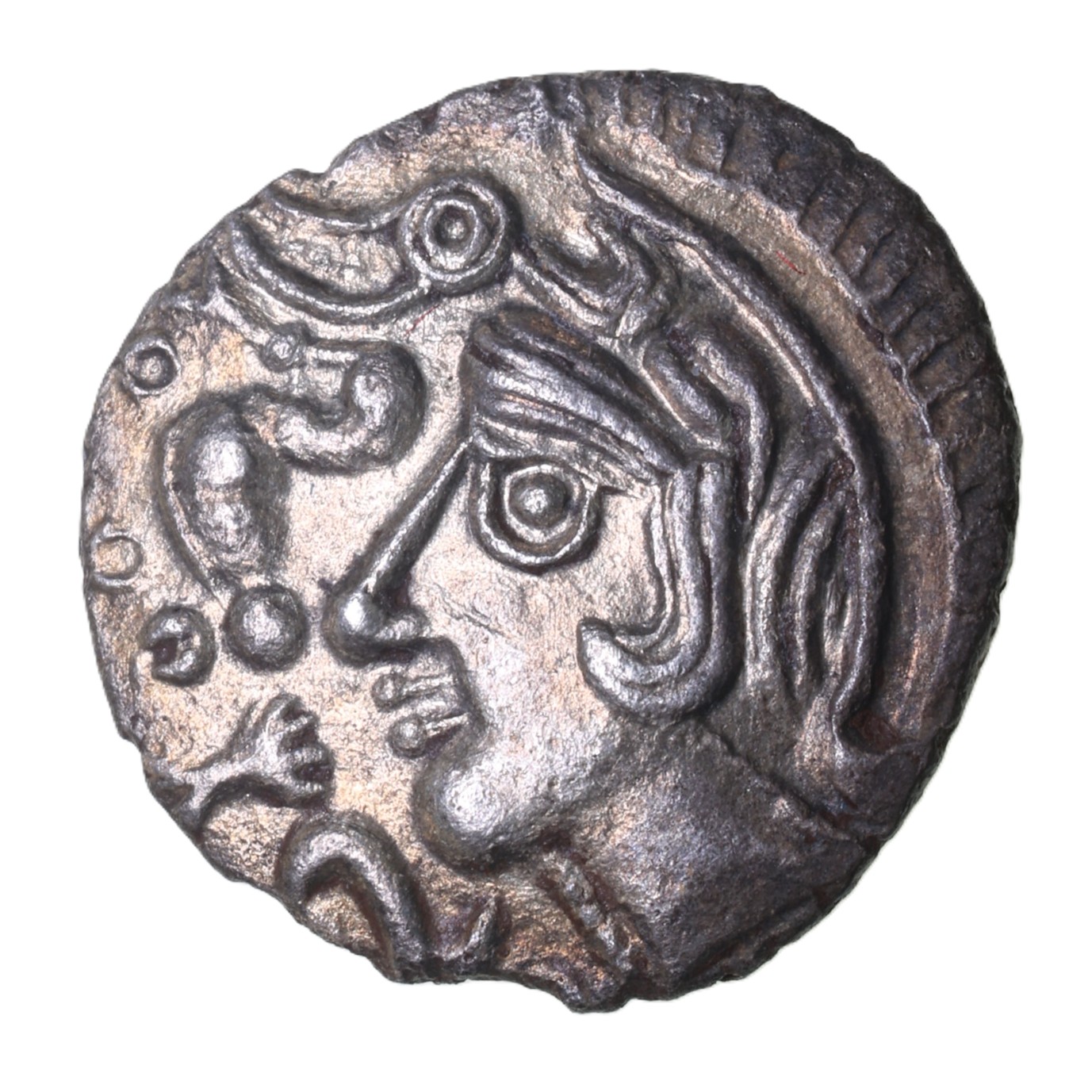 Trinovantes 1st Century BC Duck Helmet Silver Unit *Excessively Rare*