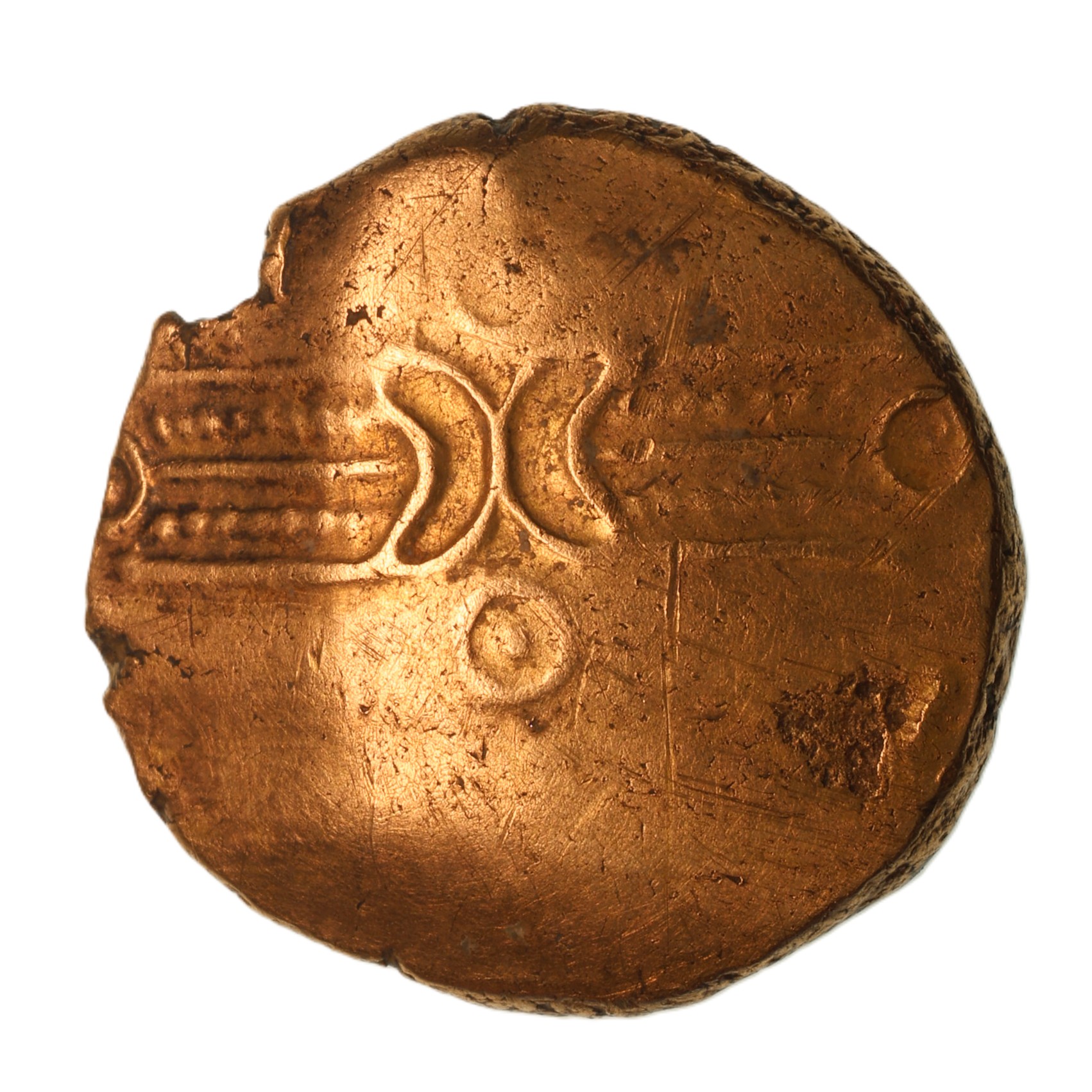 Trinovantes Dubnovellaunos c. 5 BC-AD 10 D. Branch Gold Stater *Scarce* - Image 2