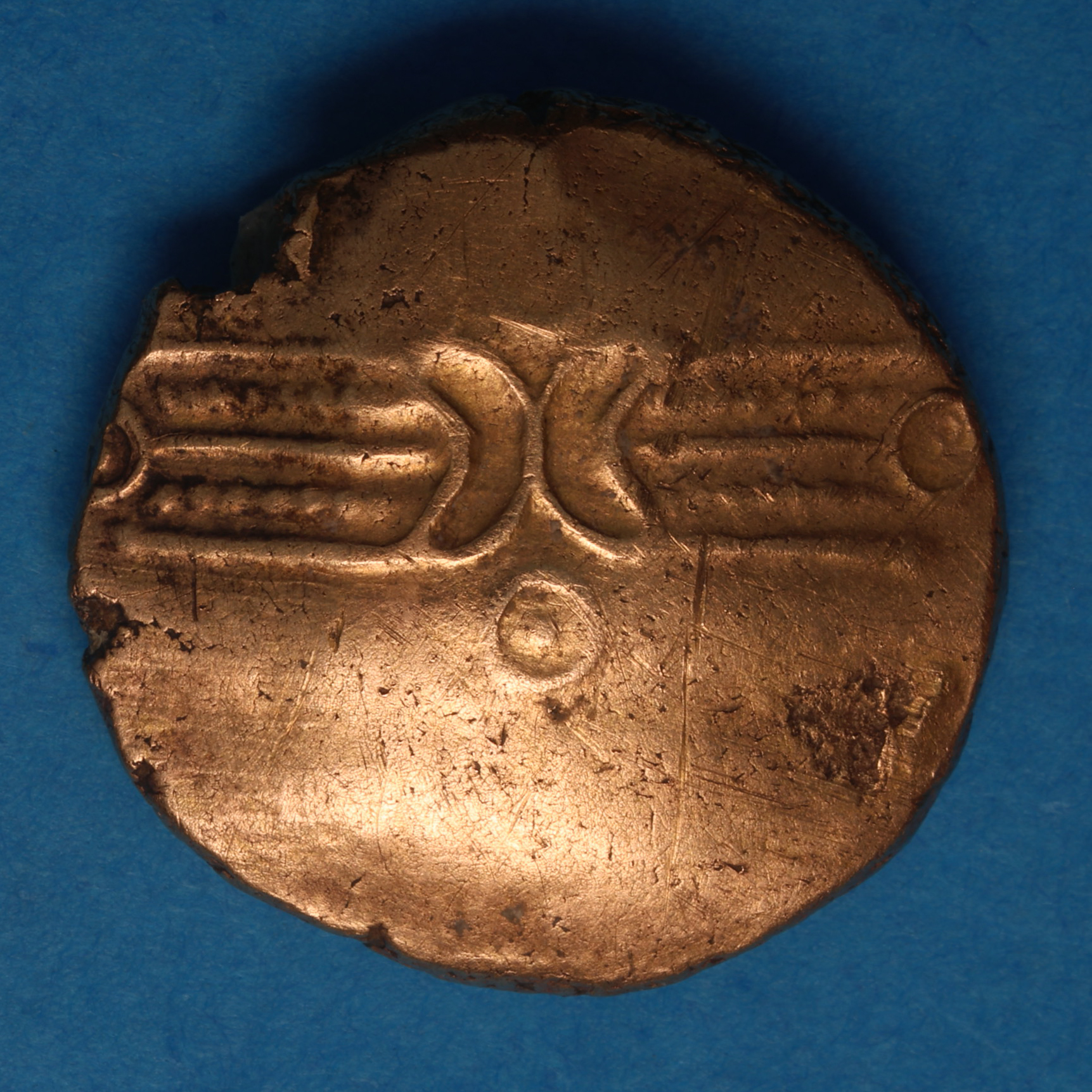 Trinovantes Dubnovellaunos c. 5 BC-AD 10 D. Branch Gold Stater *Scarce* - Image 4