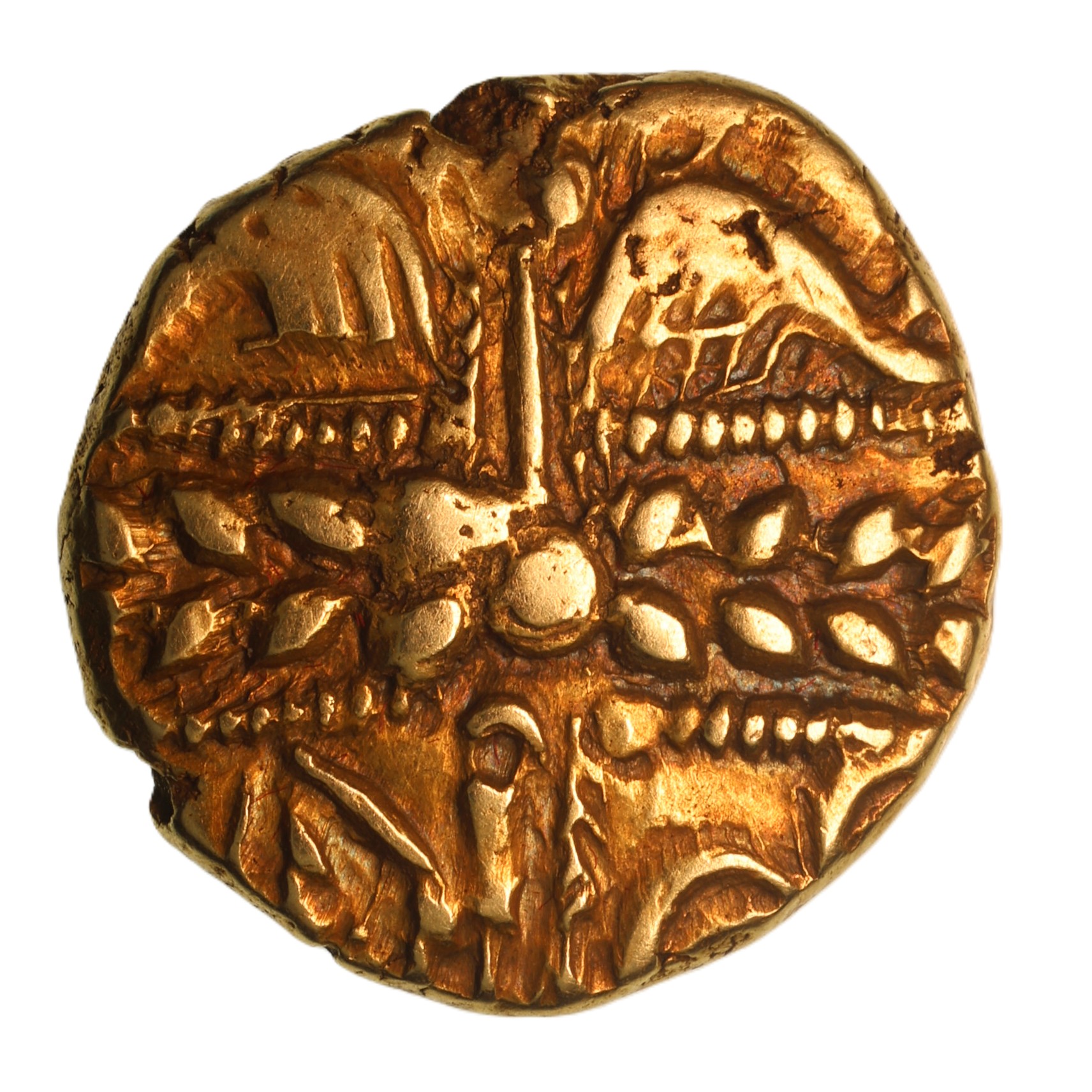 Catuvellauni 1st Century BC Early Whaddon Chase Gold Stater - Image 2