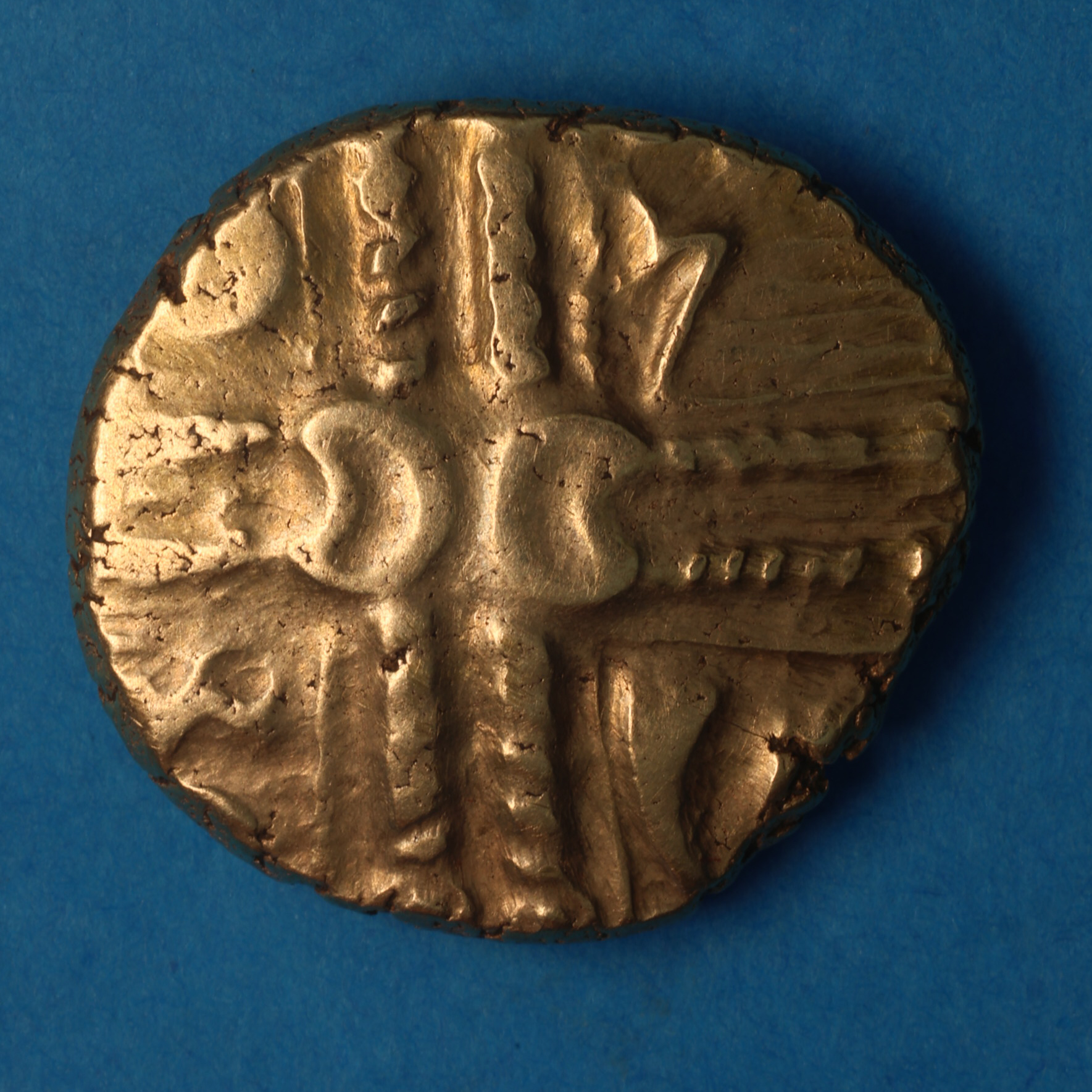 Catuvellauni 1st Century BC Middle Whaddon Chase Big Wheel type Gold Stater *Scarce* - Image 4