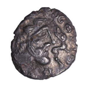 Catuvellauni 1st Century BC Lister's Celtic Head Silver Unit *Extremely Rare*