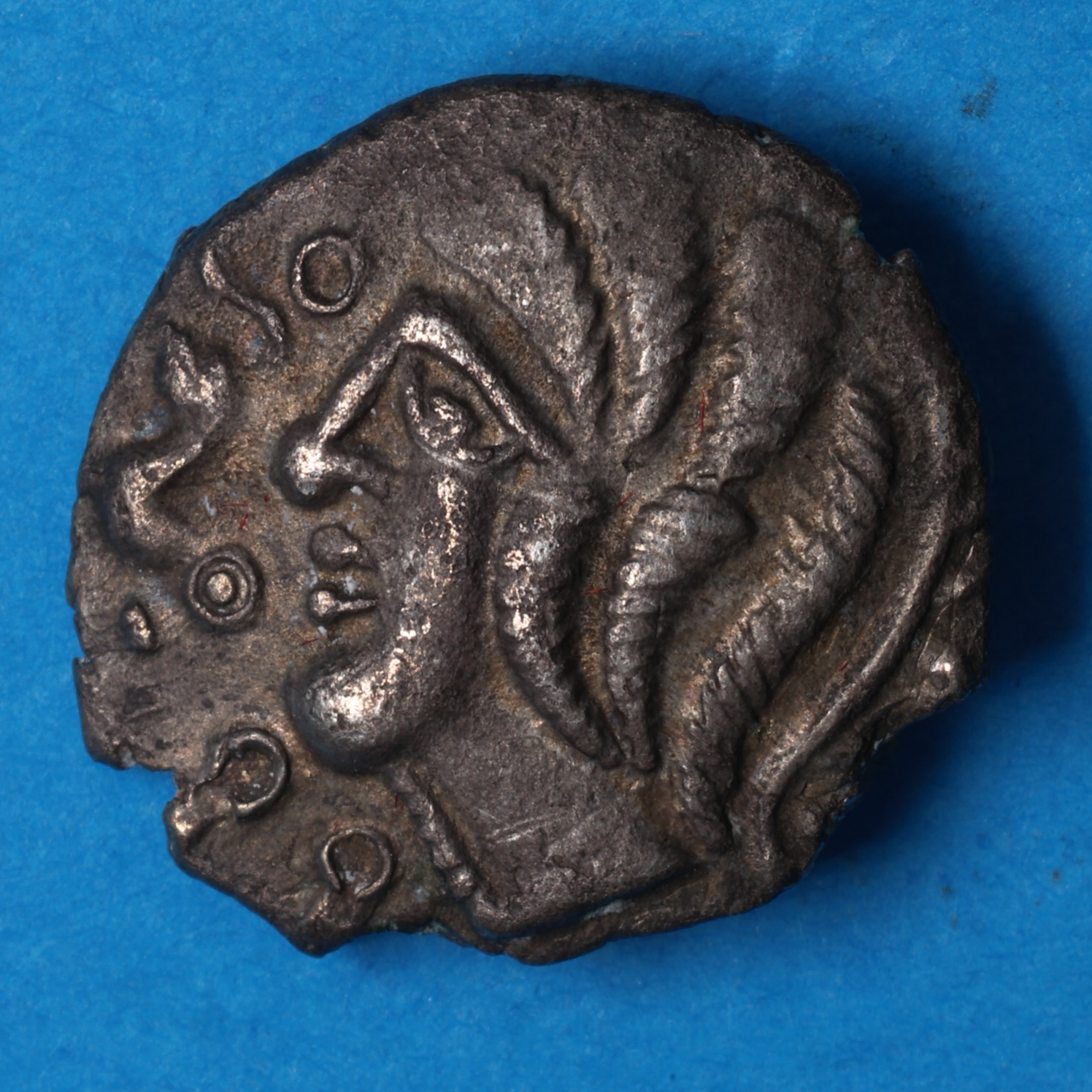 Catuvellauni 1st Century BC Whaddon Bird Silver Unit *Extremely Rare* - Image 3