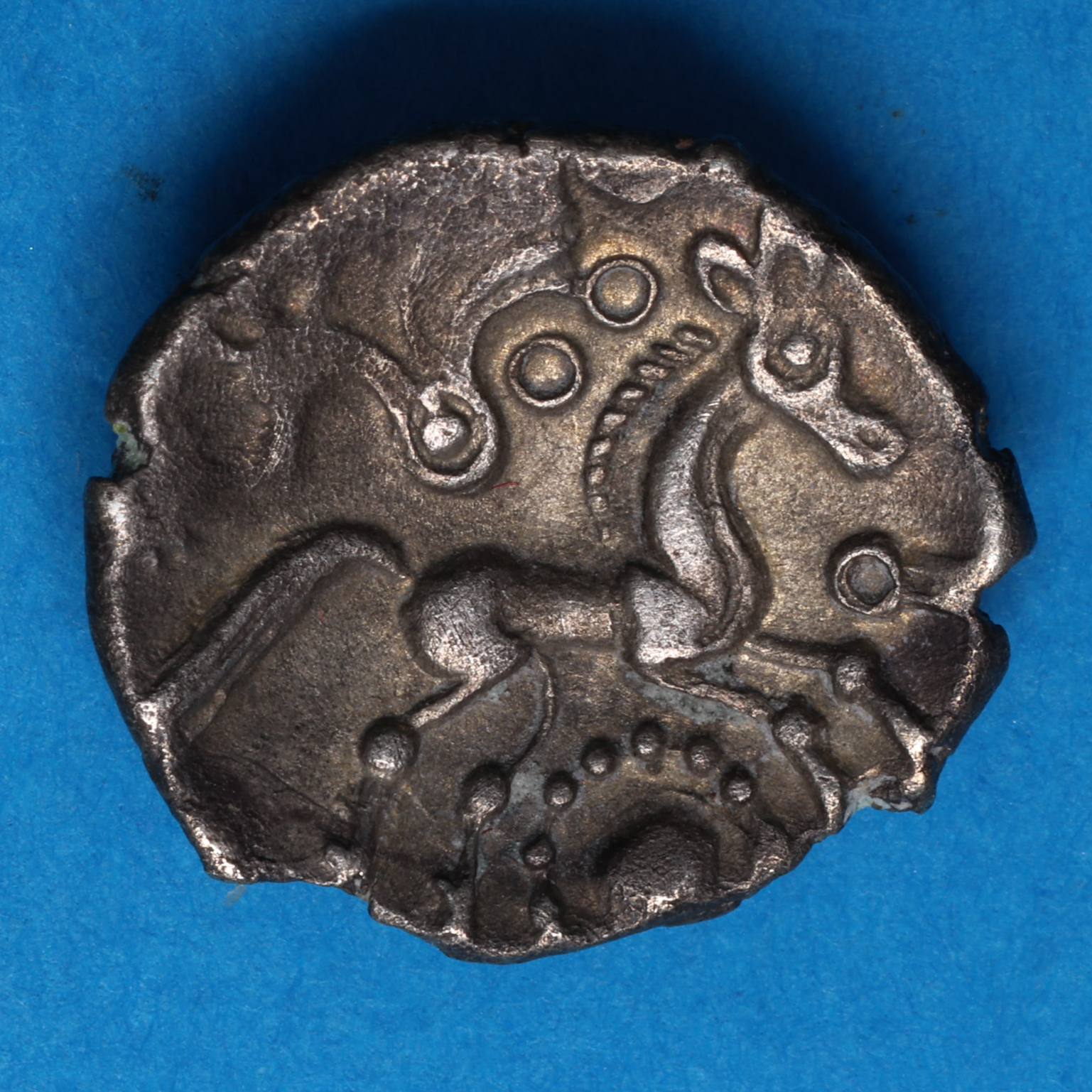 Catuvellauni 1st Century BC Whaddon Bird Silver Unit *Extremely Rare* - Image 4