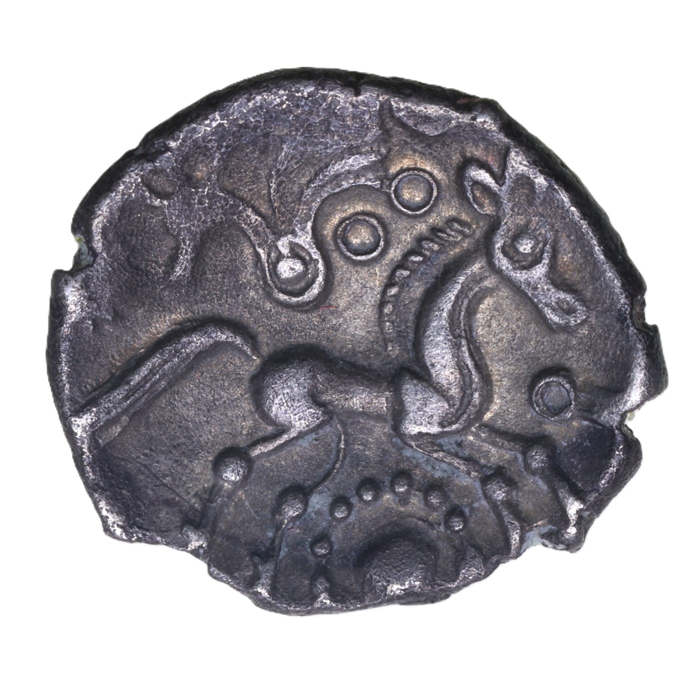 Catuvellauni 1st Century BC Whaddon Bird Silver Unit *Extremely Rare* - Image 2