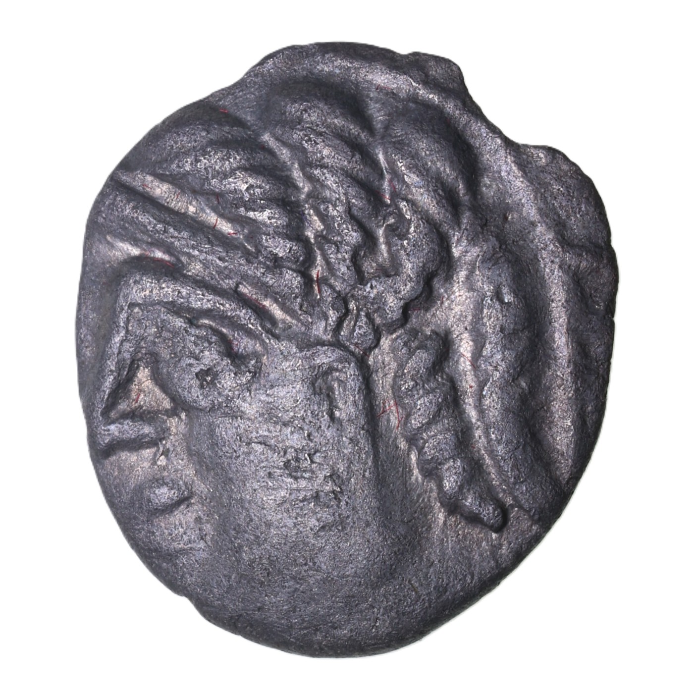 Catuvellauni 1st Century BC Whaddon Goat Silver Unit *Very Rare* - Image 2