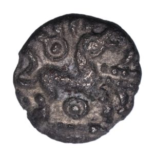 Catuvellauni 1st Century BC Braybrooke's Hare Silver Half Unit *Extremely Rare*
