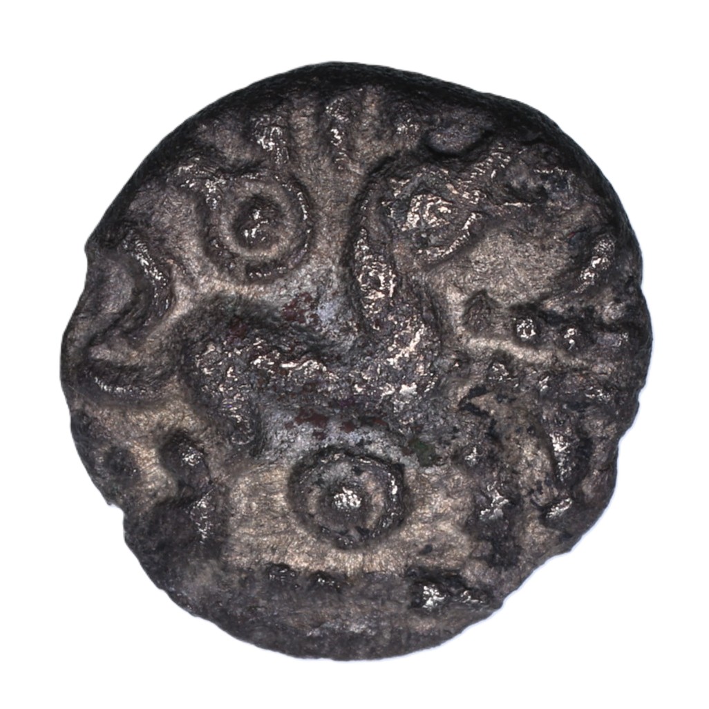 Catuvellauni 1st Century BC Braybrooke's Hare Silver Half Unit *Extremely Rare*