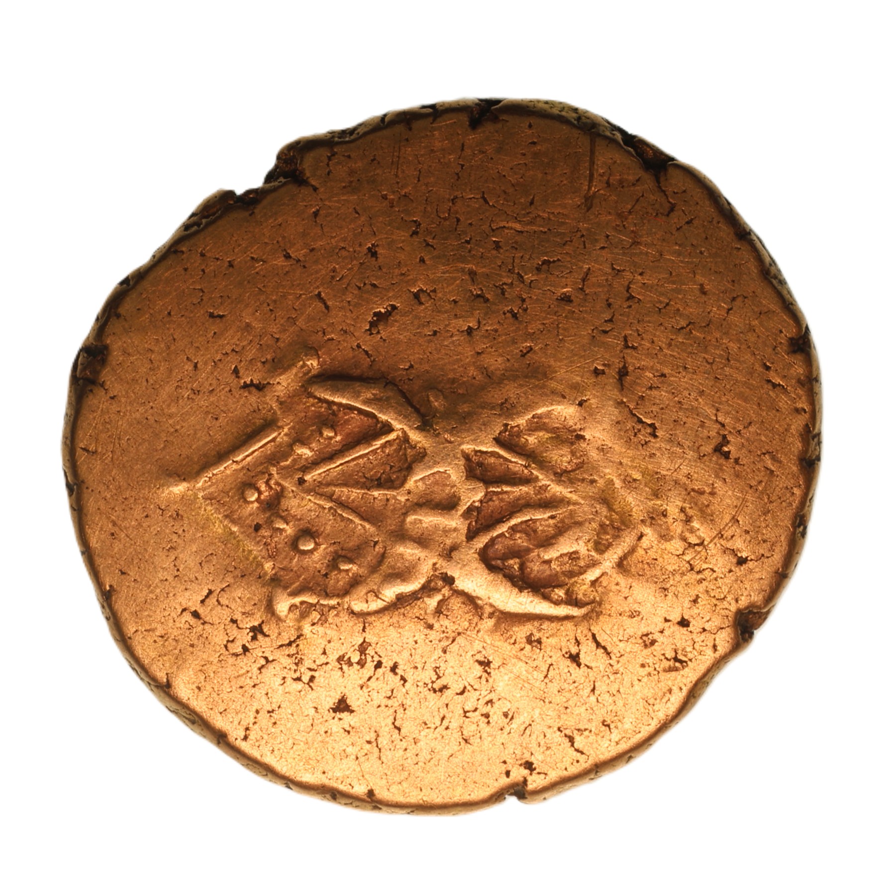 Catuvellauni Addedomaros c. 45-25 BC Floral Spiral type Gold Stater *Rare* - Image 2
