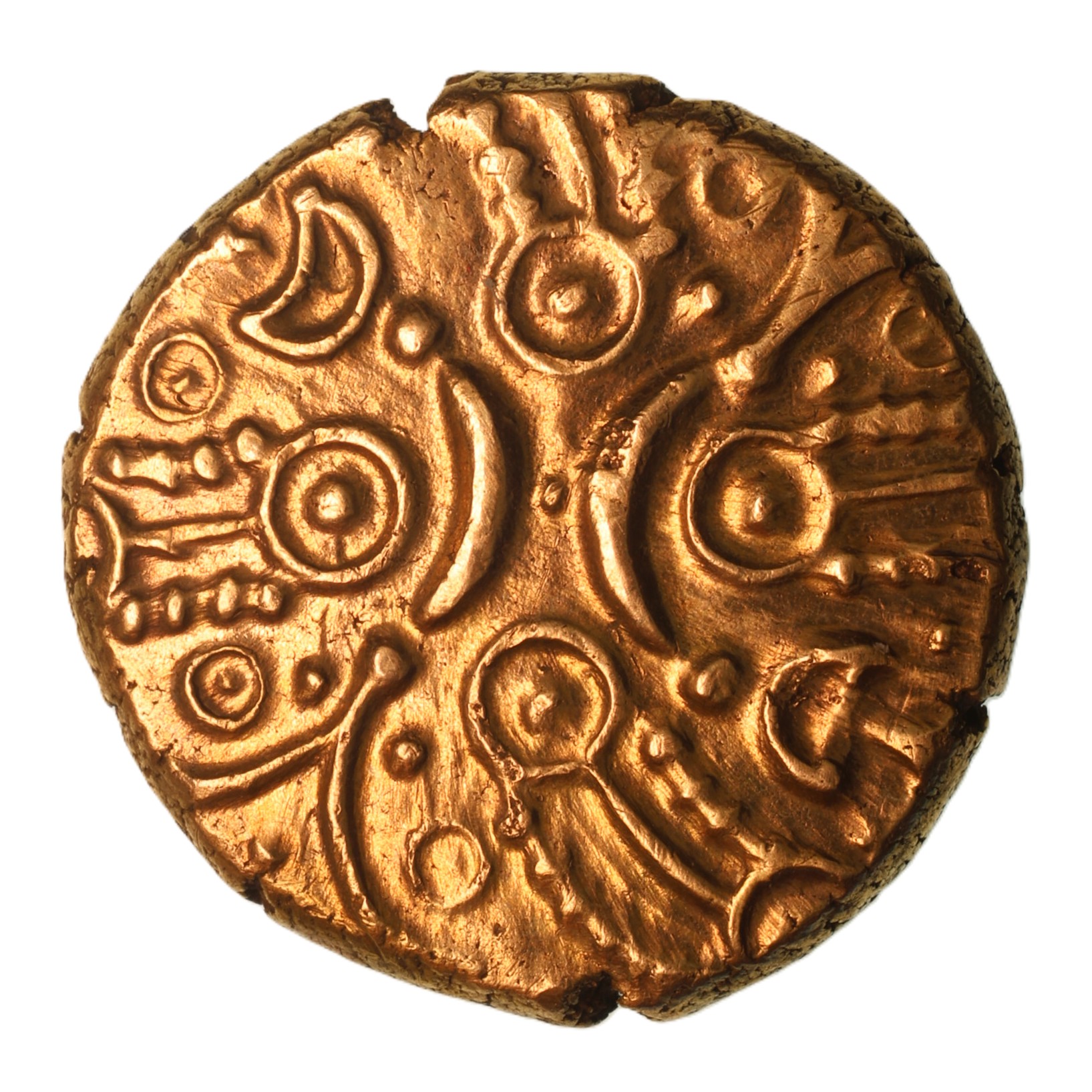 Catuvellauni Tasciovanos c. 25 BC-AD 10 Warrior Gold Stater *Scarce* - Image 2