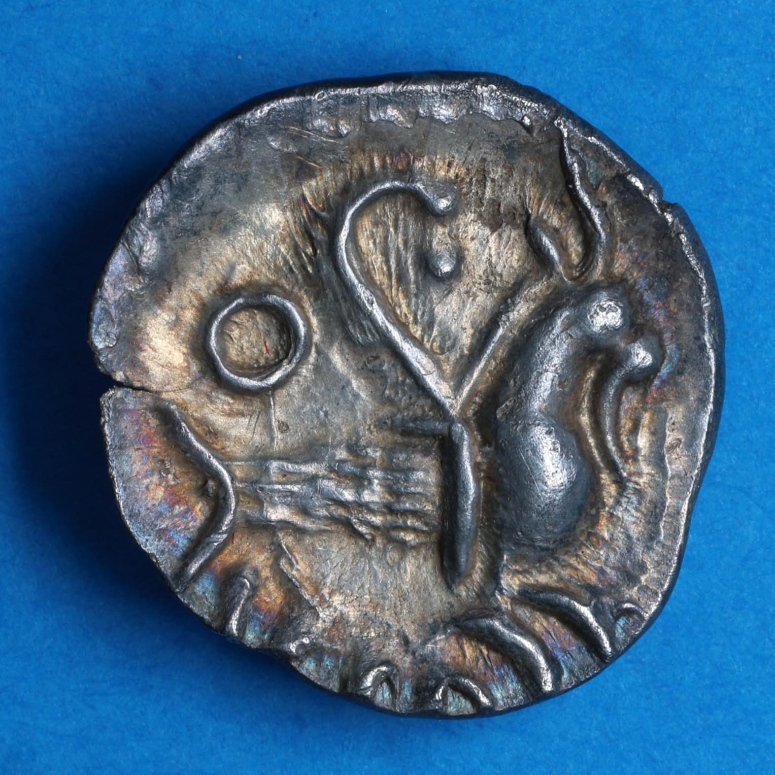 Catuvellauni Tasciovanos c. 25 BC-AD 10 Capricorn Silver Unit *Extremely Rare* - Image 3