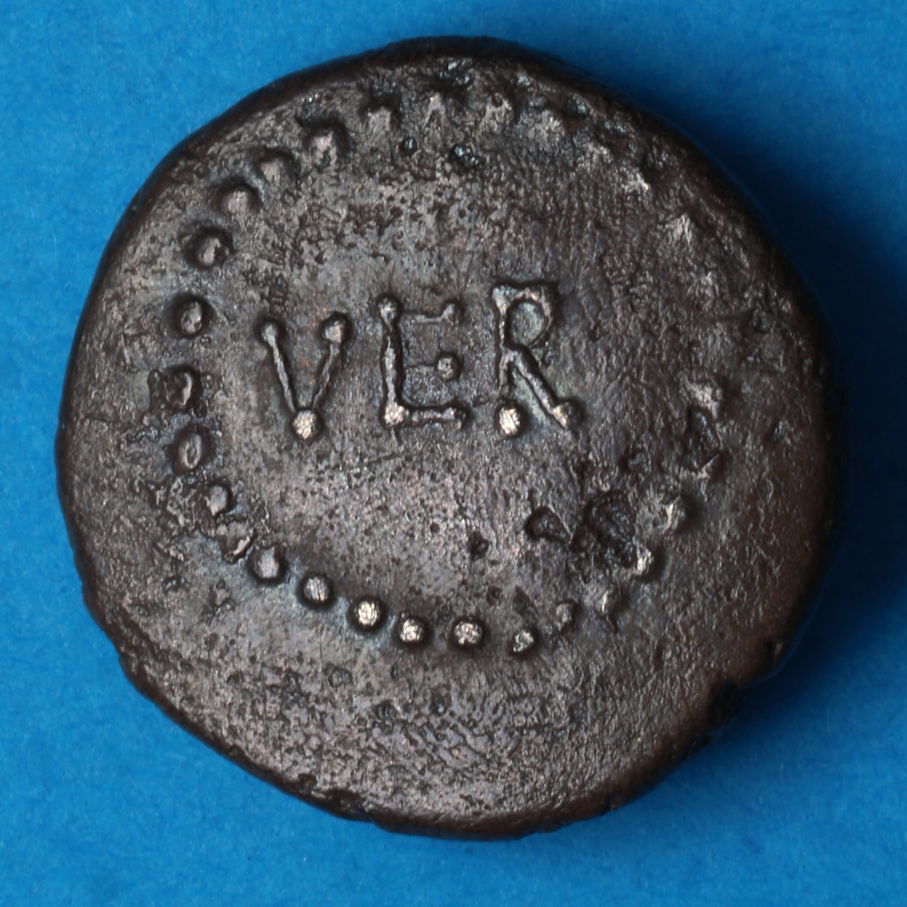 Catuvellauni Tasciovanos c. 25 BC-AD 10 VER Silver Unit *Excessively Rare* - Image 4