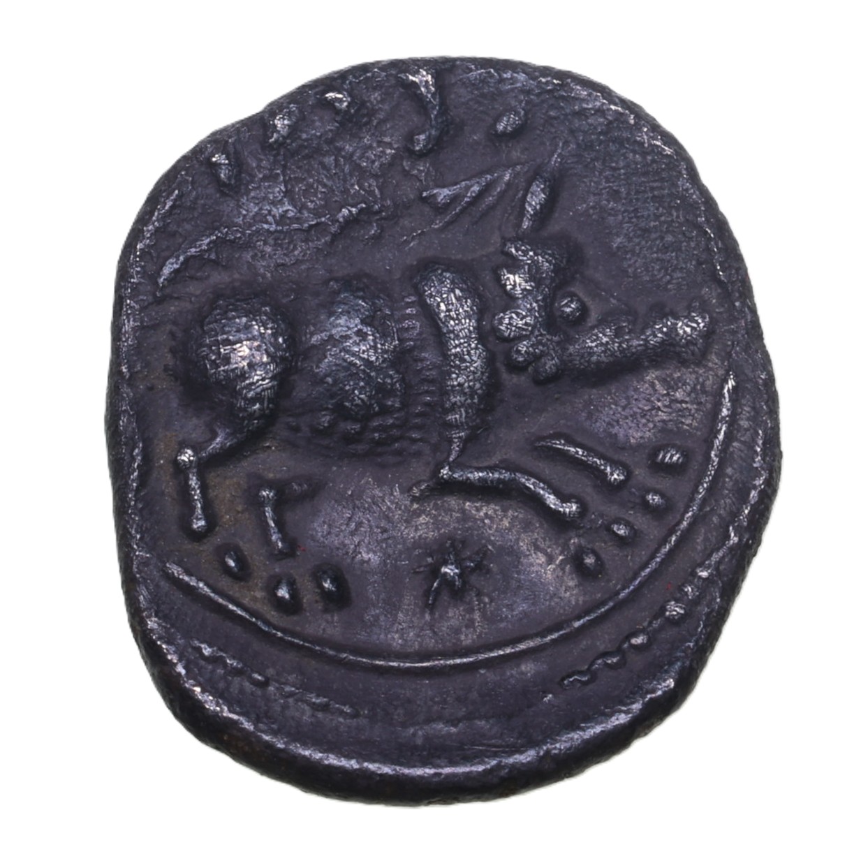 Catuvellauni Tasciovanos c. 25 BC-AD 10 X-Box Silver Unit *Very Rare*