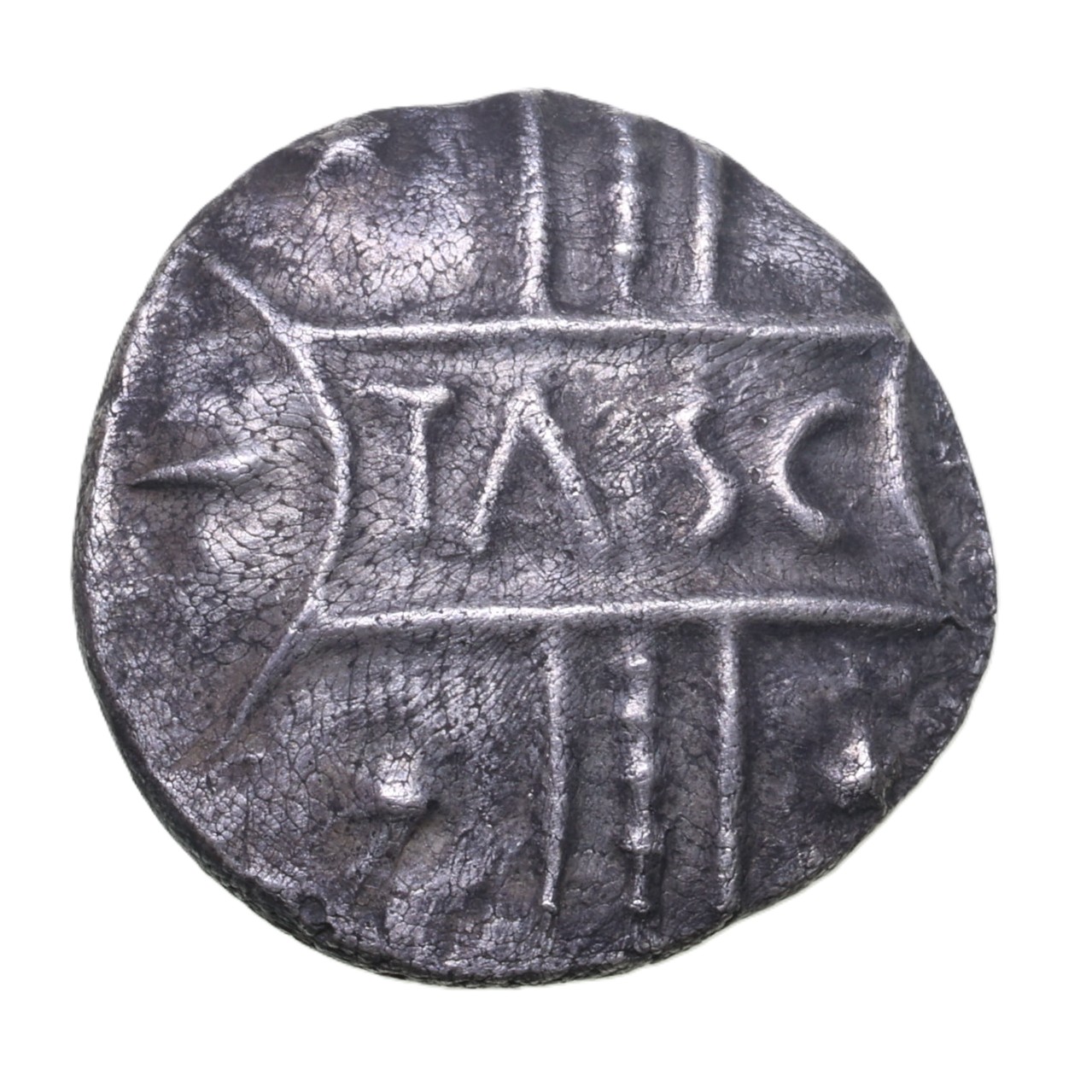 Catuvellauni Tasciovanos c. 25 BC-AD 10 Pegasus Star Silver Unit *Extremely Rare* - Image 2