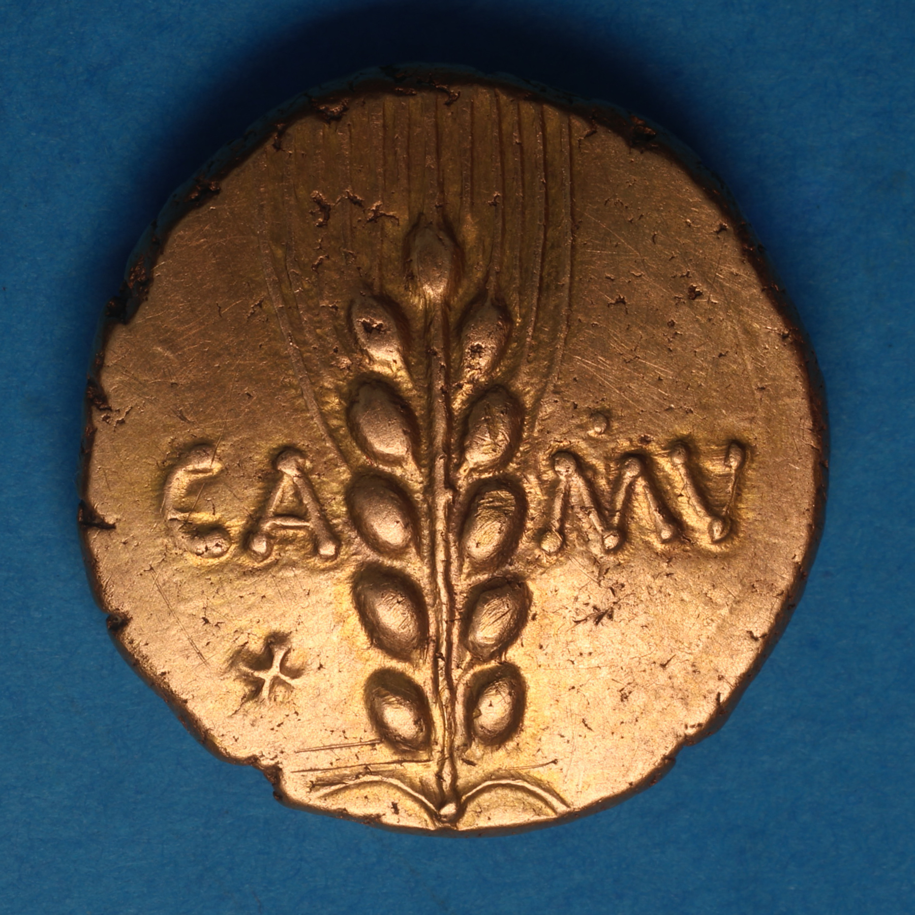 Catuvellauni and Trinovantes Cunobelinus c. AD 8-40 C. Linear Gold Stater *ABC front cover coin* - Image 4