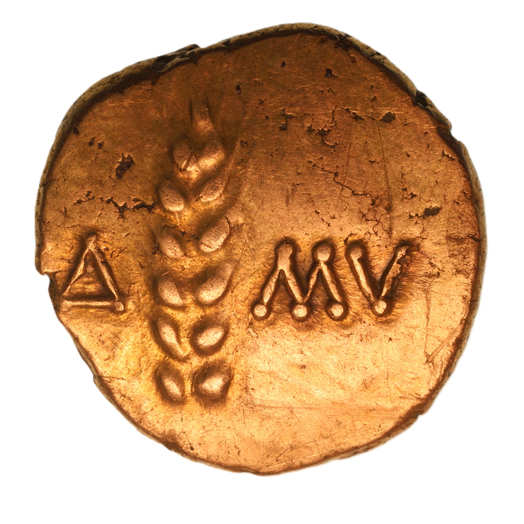 Catuvellauni and Trinovantes Cunobelinus c. AD 8-40 Wild Gold Stater *Scarce* - Image 2