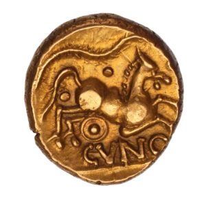 Catuvellauni and Trinovantes Cunobelinus c. AD 8-40 Plastic Gold Stater *Scarce*