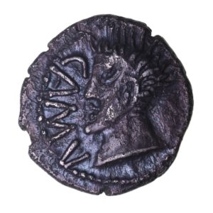 Catuvellauni and Trinovantes Cunobelinus c. AD 8-40 Spiky Silver Unit *Very Rare*