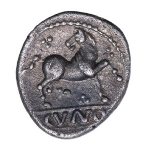 Catuvellauni and Trinovantes Cunobelinus c. AD 8-40 Flower Silver Unit *Extremely rare*