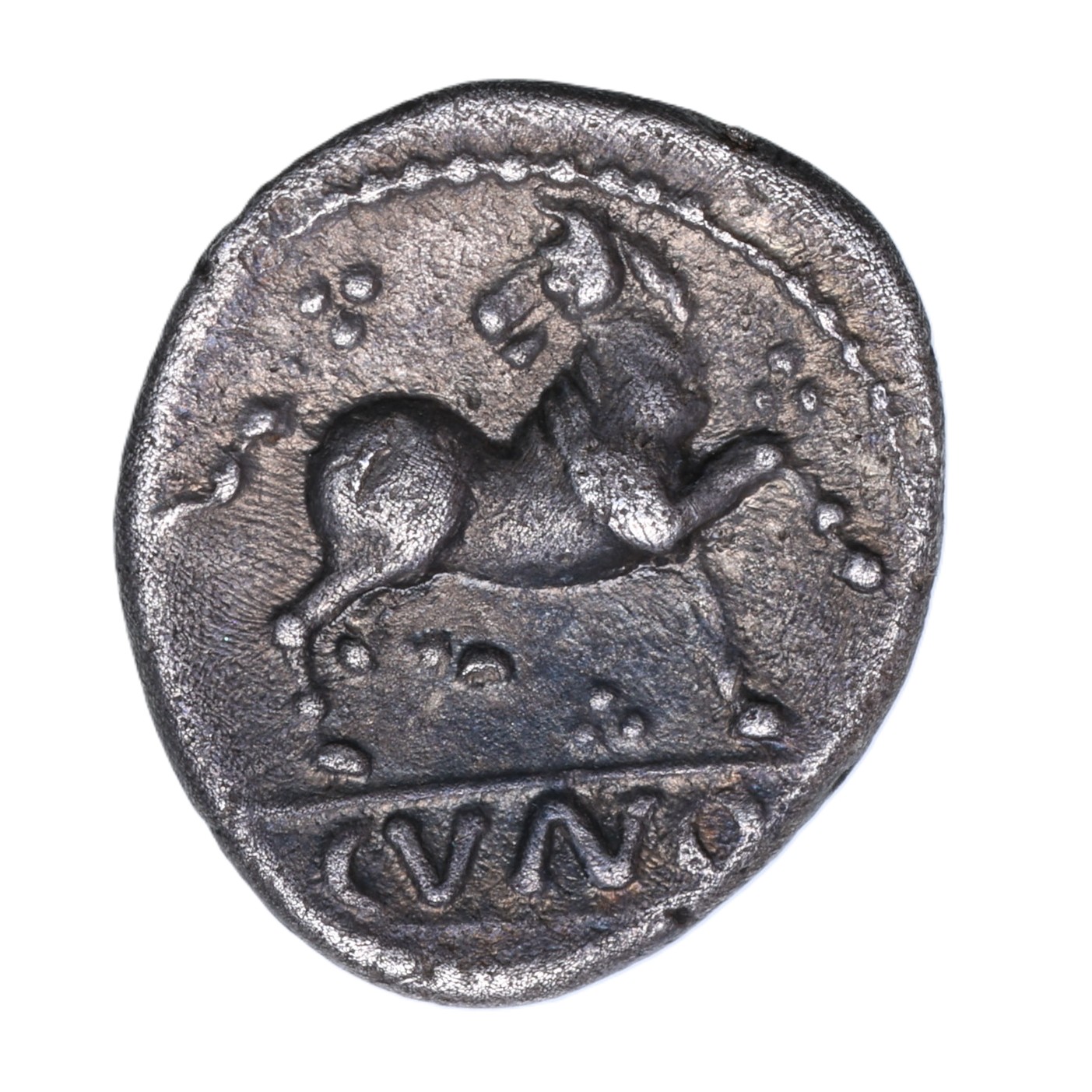 Catuvellauni and Trinovantes Cunobelinus c. AD 8-40 Flower Silver Unit *Extremely rare*