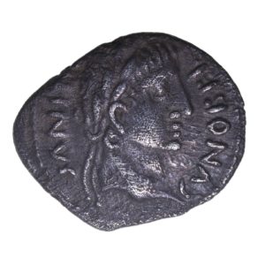 Catuvellauni and Trinovantes Cunobelinus c. AD 8-40 C. Leaping Griffin Silver Unit *Excessively Rare*