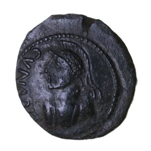 Catuvellauni and Trinovantes Cunobelinus c. AD 8-40 C. Sitting Boar Bronze Unit *Rare*