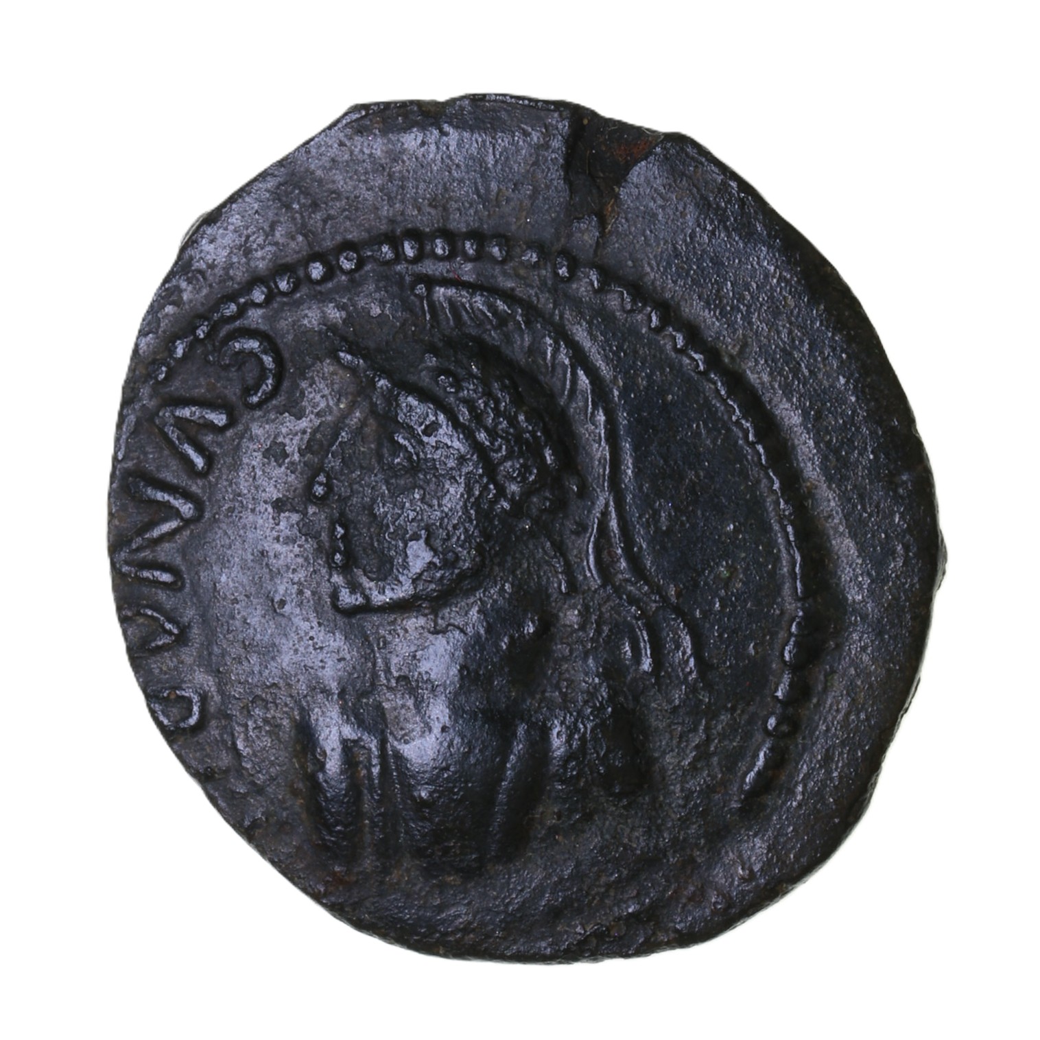 Catuvellauni and Trinovantes Cunobelinus c. AD 8-40 C. Sitting Boar Bronze Unit *Rare*
