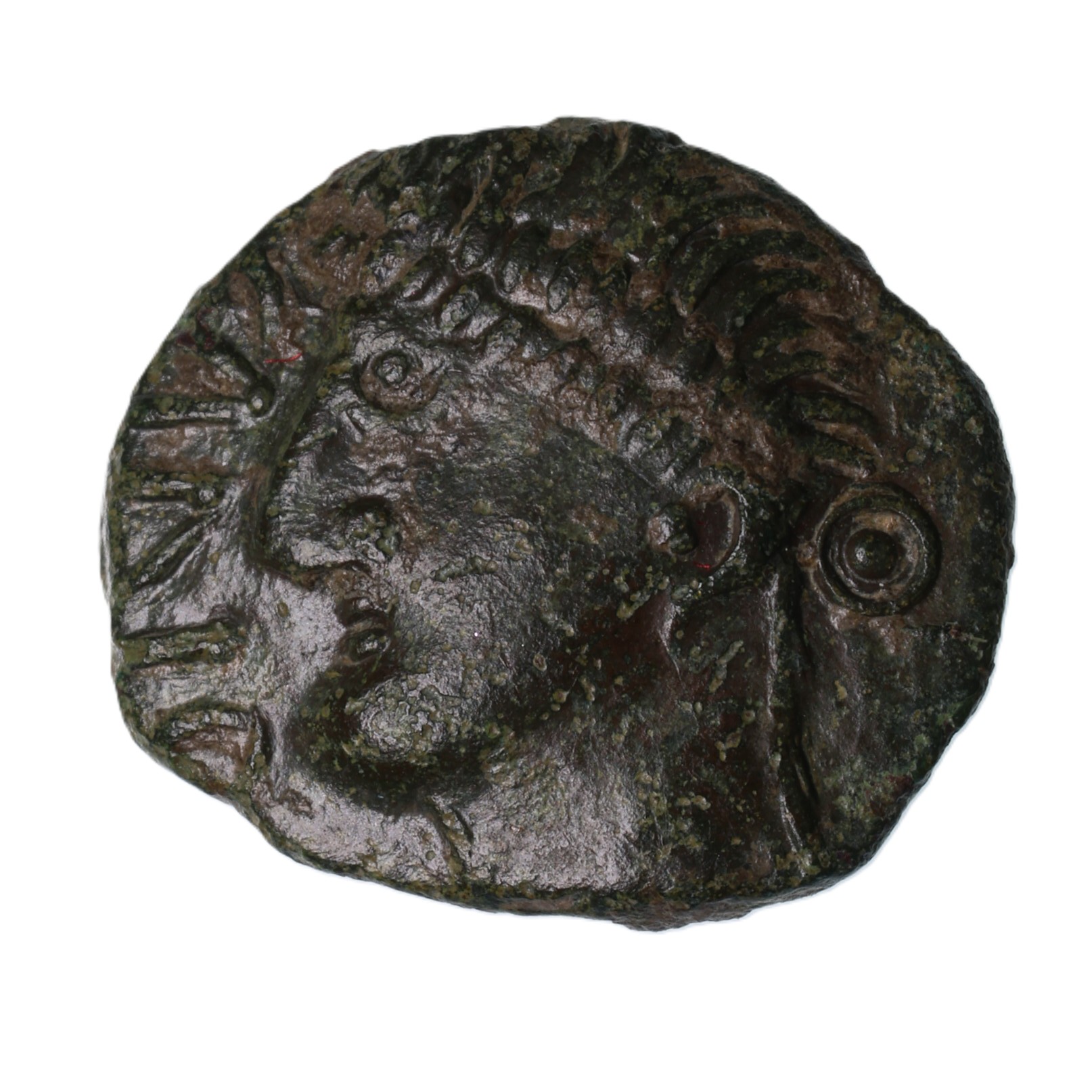 Catuvellauni and Trinovantes Cunobelinus c. AD 8-40 C. Spread Eagle Bronze Unit *Extremely Rare*