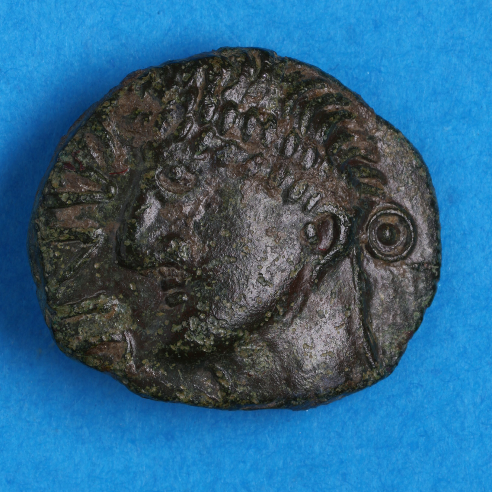 Catuvellauni and Trinovantes Cunobelinus c. AD 8-40 C. Spread Eagle Bronze Unit *Extremely Rare* - Image 3