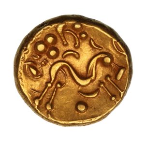 Gallo Belgic 1st Century BC Gold Ambiani Stater