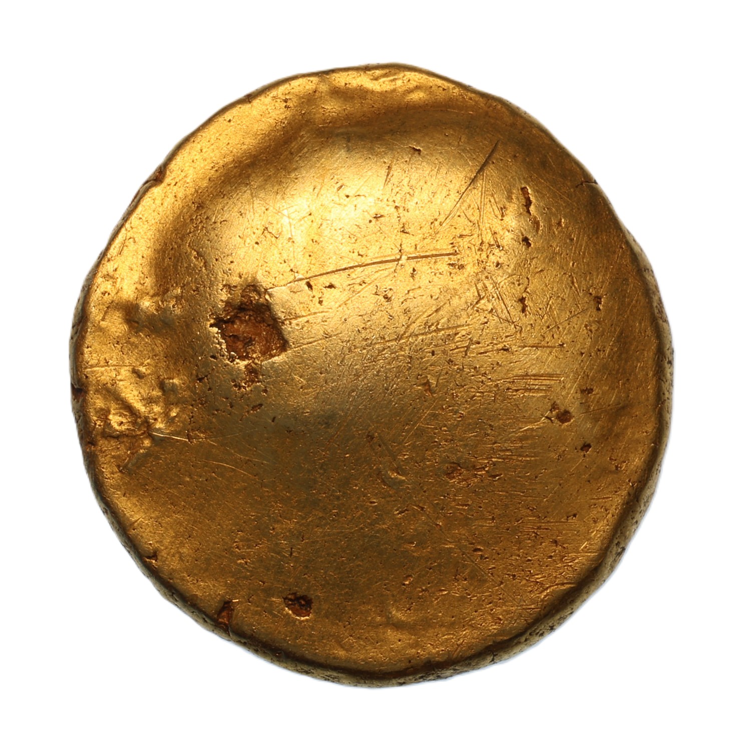 Gallo Belgic 1st Century BC Gold Ambiani Stater - Image 2