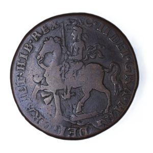 Ireland Gunmoney James II AD 1685-1691 Civil War Coinage Brass Gunmoney Crown AD 1690
