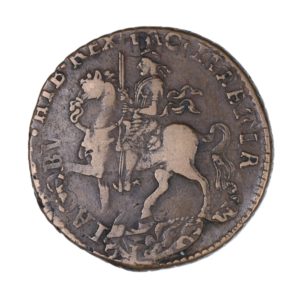 Ireland Gunmoney James II AD 1685-1691 Civil War Coinage Brass Gunmoney Crown AD 1690