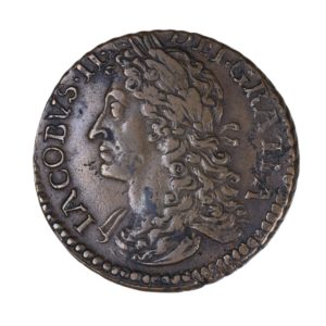 Ireland Gunmoney James II AD 1685-1691 Civil War Coinage Brass Gunmoney Halfcrown AD 1689
