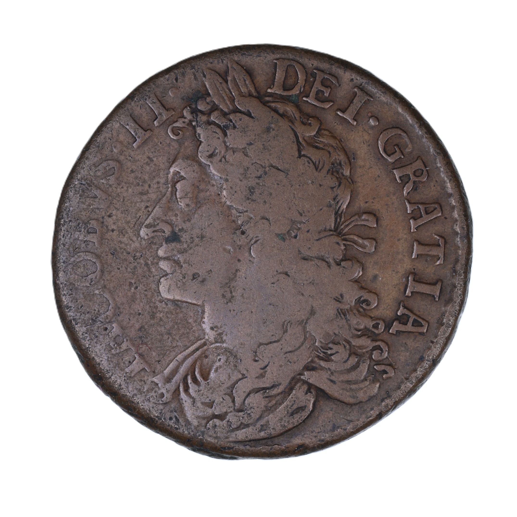 Ireland Gunmoney James II AD 1685-1691 Civil War Coinage Brass Gunmoney Halfcrown AD 1689