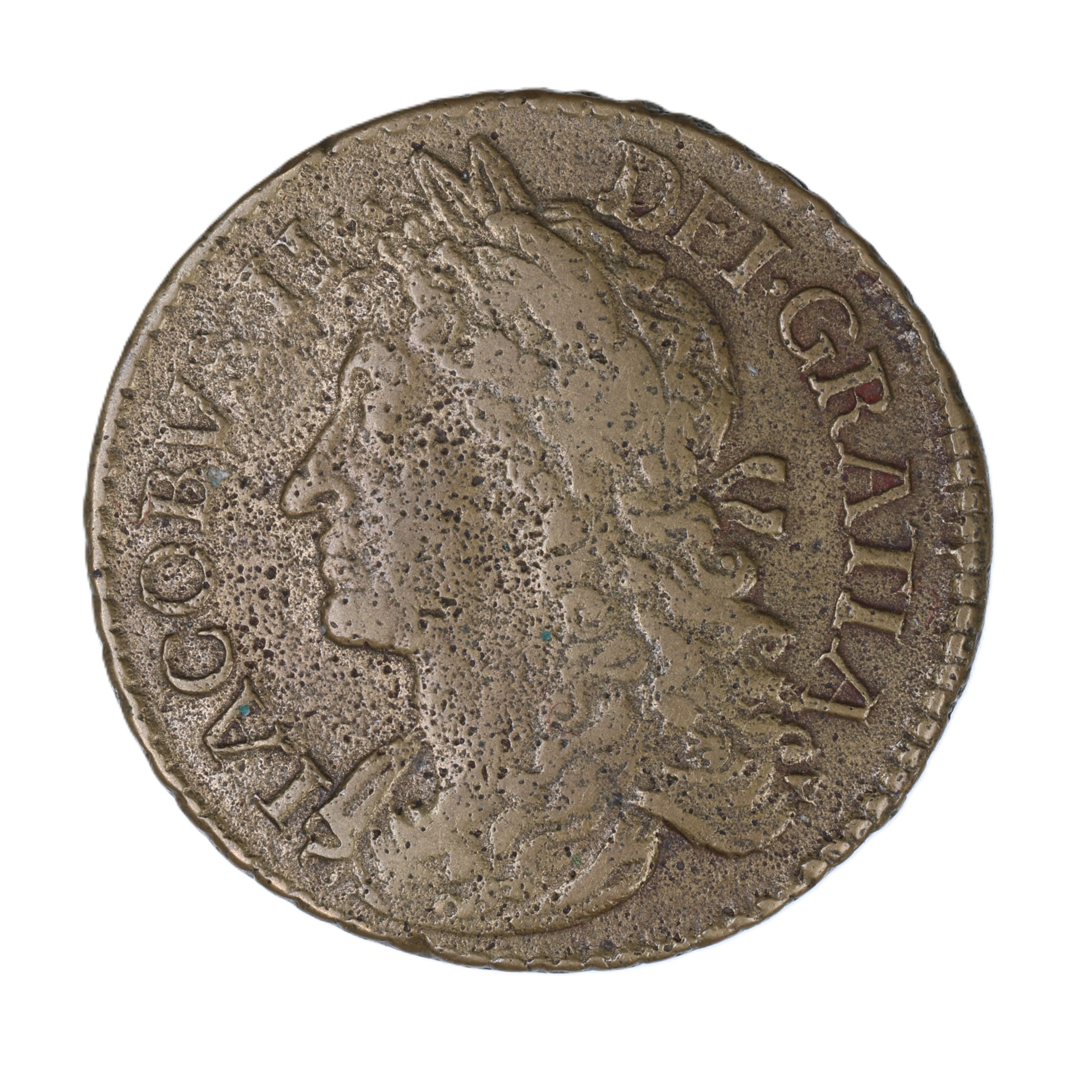 Ireland Gunmoney James II AD 1685-1691 Civil War Coinage Brass Gunmoney Halfcrown AD 1689