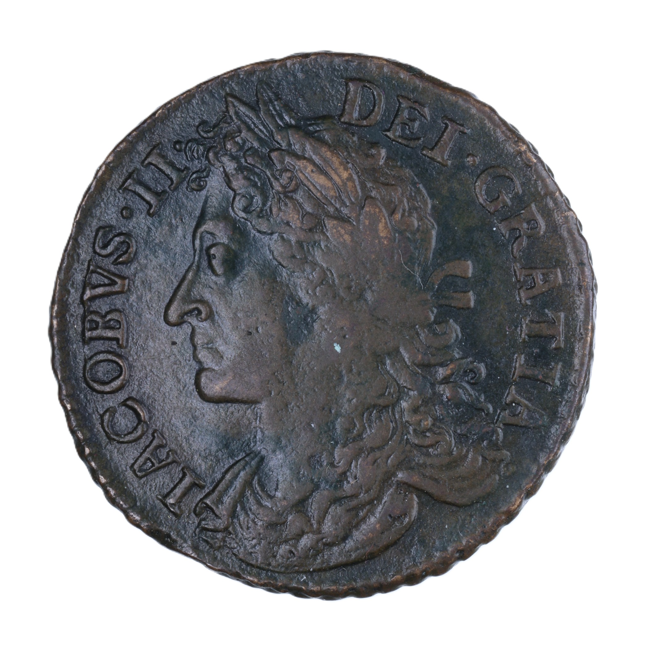 Ireland Gunmoney James II AD 1685-1691 Civil War Coinage Brass Gunmoney Halfcrown AD 1689